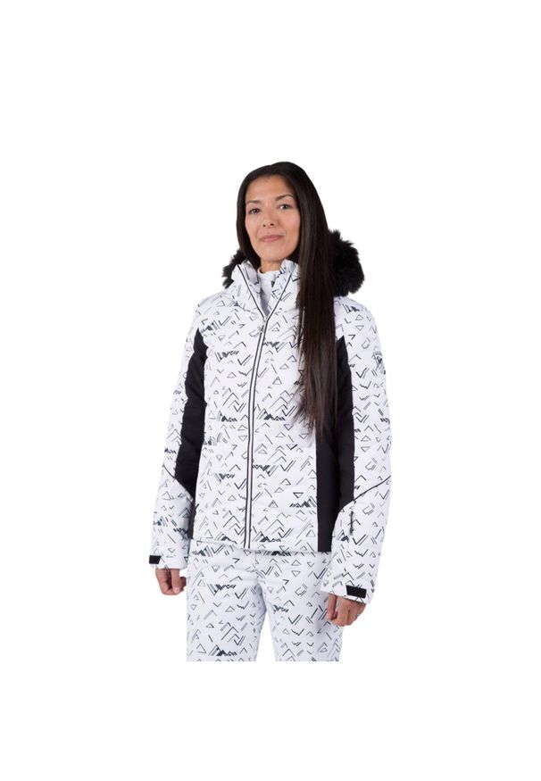 Kurtka narciarska Rossignol damska W Staci PR Puffy JKT biała. Kolor: biały. Sezon: zima. Sport: narciarstwo