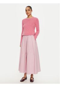 Weekend Max Mara Sweter Arsenio 2515361081 Różowy Regular Fit. Kolor: różowy. Materiał: bawełna