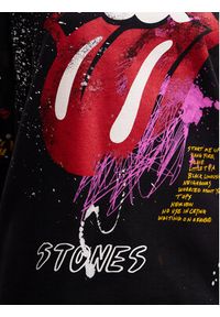 Desigual Bluza The Rolling Stones 24SWSK39 Czarny Regular Fit. Kolor: czarny. Materiał: bawełna