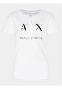 Armani Exchange T-Shirt 3DYT36 YJ3RZ 1000 Biały Regular Fit. Kolor: biały. Materiał: bawełna #3