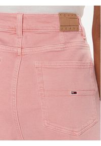 Tommy Jeans Jeansy DW0DW17318 Różowy Mom Fit. Kolor: różowy