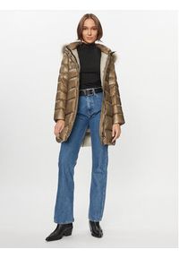 Hetrego - Hetregó Kurtka puchowa Lilith 8K726M 23WD05 Brązowy Regular Fit. Kolor: brązowy. Materiał: syntetyk #7