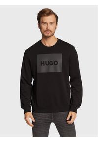 Hugo Bluza Duragol222 50467944 Czarny Regular Fit. Kolor: czarny. Materiał: bawełna