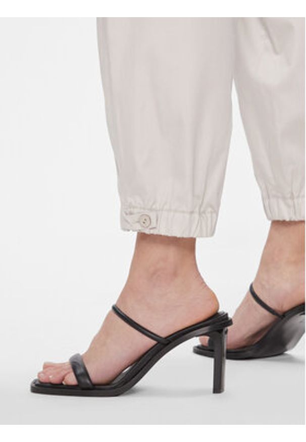 Max Mara Leisure Spodnie materiałowe Candela 2416131028 Szary Jogger Fit. Kolor: szary. Materiał: bawełna