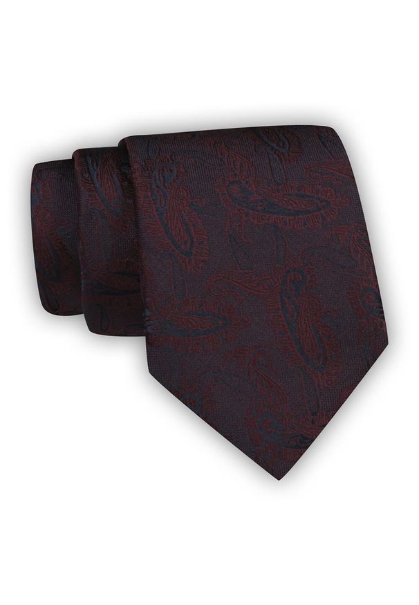 Chattier - Krawat Ciemnoczerwony, Męski, Klasyczny, Szeroki 8 cm, Elegancki -CHATTIER. Kolor: czerwony. Materiał: tkanina. Styl: klasyczny, elegancki