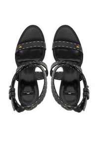 Elisabetta Franchi Sandały SA-08L-52E2-V580 Czarny. Kolor: czarny. Materiał: skóra #2