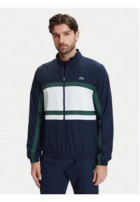 Lacoste Dres WH0226 Granatowy Regular Fit. Kolor: niebieski. Materiał: syntetyk #6