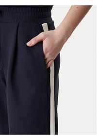 Weekend Max Mara Spodnie dresowe Perdoni 2615781051 Granatowy Wide Leg. Kolor: niebieski. Materiał: bawełna #5