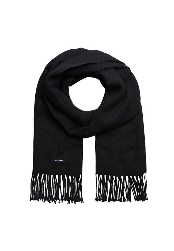 Jack & Jones - Jack&Jones Szalik 12140332 Czarny. Kolor: czarny. Materiał: syntetyk