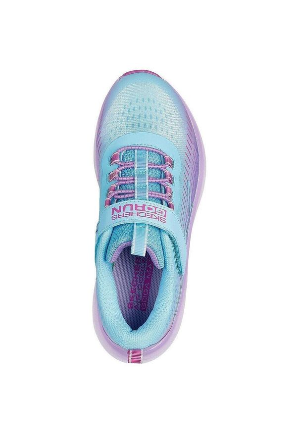 skechers - Adidasy Skechers Go-run Accelerate -, Dzieci. Kolor: niebieski. Materiał: materiał. Sport: bieganie