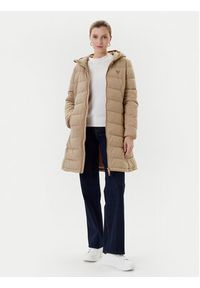 Guess Kurtka zimowa V4YL05 WF3X0 Beżowy Regular Fit. Kolor: beżowy. Materiał: syntetyk. Sezon: zima #5
