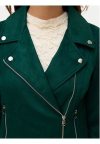 Vero Moda Kurtka z imitacji skóry Jose 10300938 Zielony Regular Fit. Kolor: zielony. Materiał: skóra