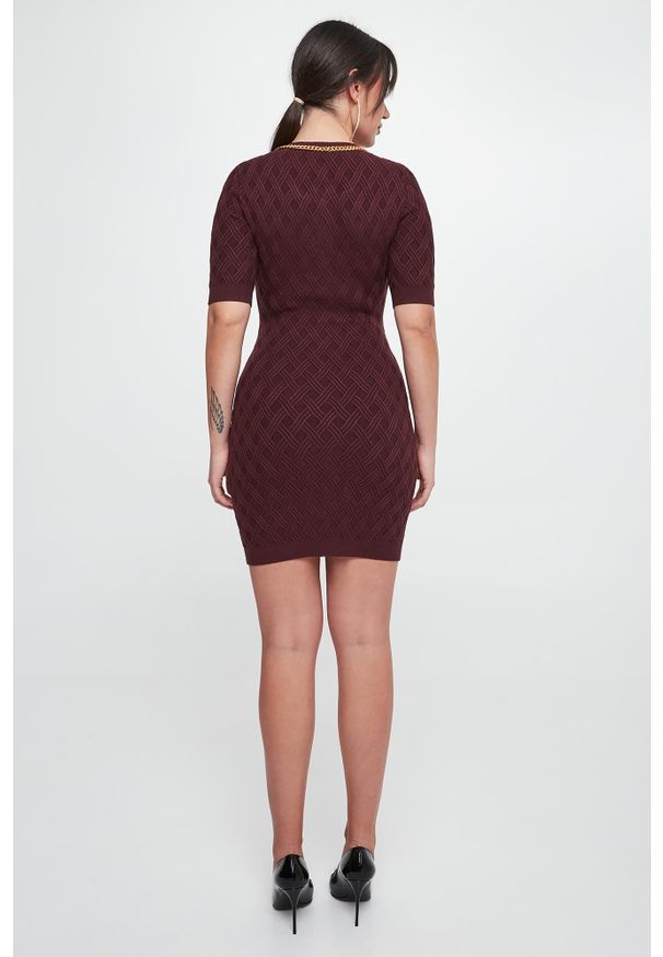 Elisabetta Franchi - Sukienka damska dzianinowa ELISABETTA FRANCHI. Materiał: dzianina