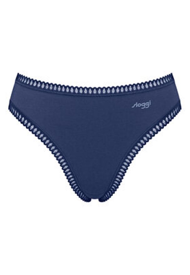 Sloggi Komplet 3 par fig klasycznych Go Crush 10219672 Niebieski. Kolor: niebieski. Materiał: bawełna