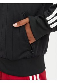Adidas - adidas Bluza Pinstripe Firebird KS6786 Czarny Loose Fit. Kolor: czarny. Materiał: syntetyk #2