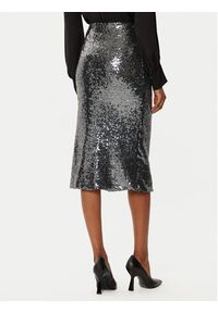 Rinascimento Spódnica midi CFC0019735002 Srebrny Regular Fit. Kolor: srebrny. Materiał: syntetyk #2