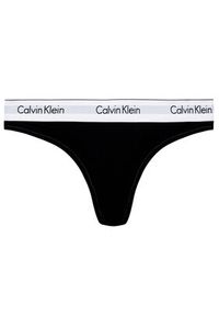 Calvin Klein Underwear Stringi 0000F3786E Czarny. Kolor: czarny. Materiał: bawełna