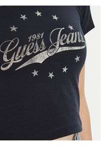 Guess T-Shirt W5RI59 J1314 Niebieski Regular Fit. Kolor: niebieski. Materiał: bawełna #4