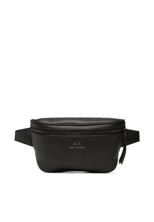 Armani Exchange Saszetka nerka 952398 CC830 00020 Czarny. Kolor: czarny. Materiał: skóra