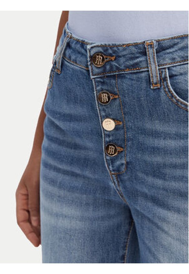Fracomina Jeansy FR26SVA013D40902 Niebieski Bootcut Fit. Kolor: niebieski