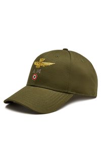 Aeronautica Militare Czapka z daszkiem 241HA1100CT2848 Khaki. Kolor: brązowy. Materiał: materiał #1