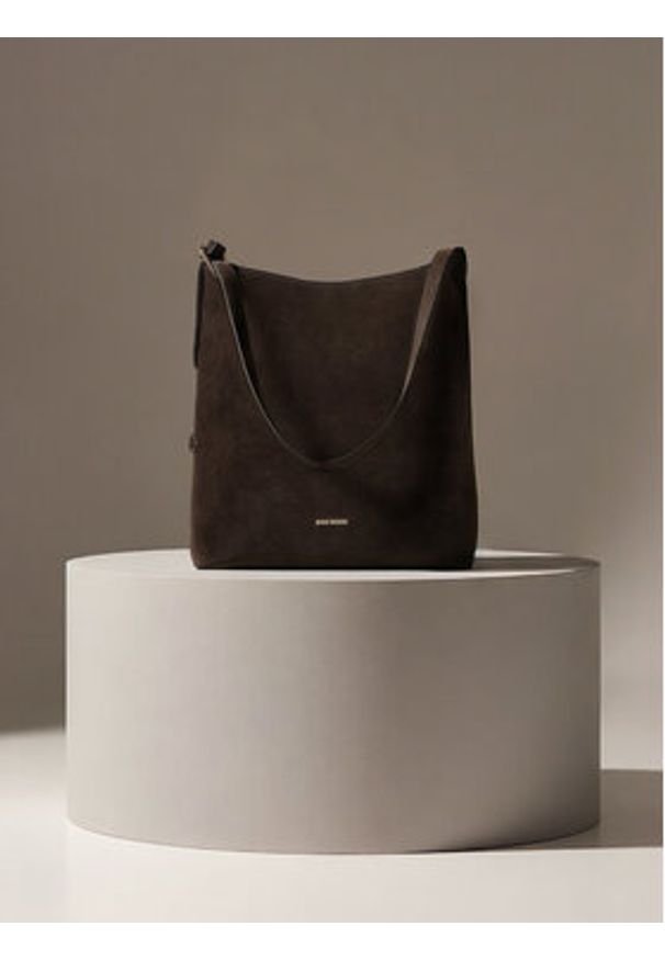 Gino Rossi Torebka EO-LAILA513-113-1 Brązowy. Kolor: brązowy. Materiał: zamszowe, skórzane