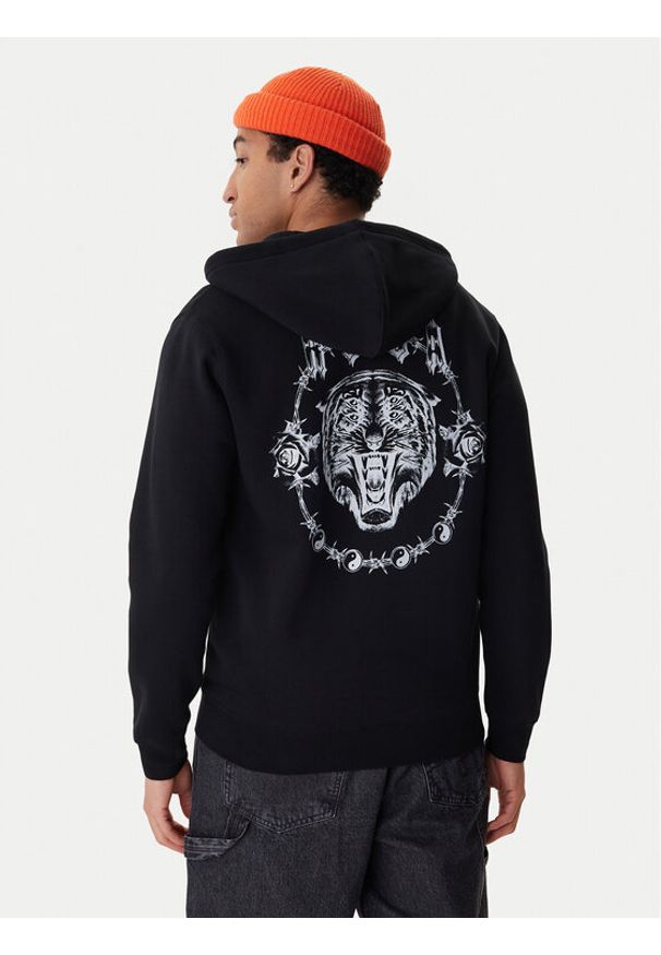RVCA Bluza 23A483507 Czarny Regular Fit. Kolor: czarny. Materiał: syntetyk