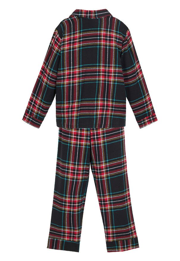 bonprix - Piżama dziecięca z miękkiej flaneli. Kolor: niebieski