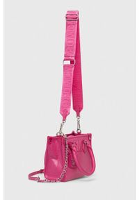 Steve Madden torebka Brolin kolor różowy SM13001094. Kolor: różowy. Wzór: paski #4