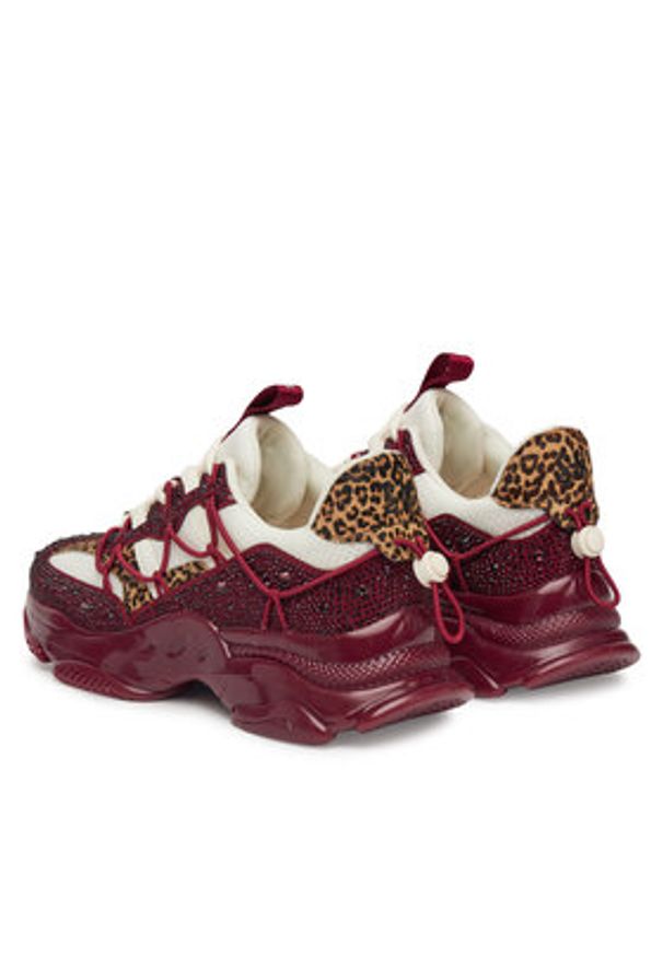 Steve Madden Sneakersy Magneto-RLE SM19000142 Bordowy. Kolor: czerwony. Materiał: materiał