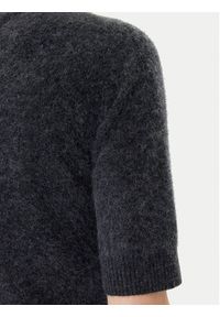 Marella Sweter Jim 2523366075 Szary Regular Fit. Kolor: szary. Materiał: kaszmir #5