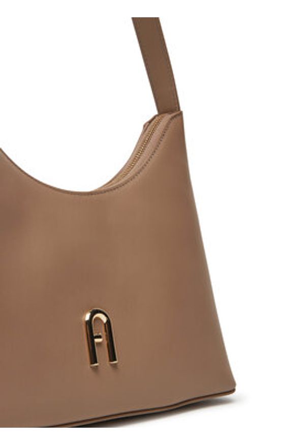 Furla Torebka Diamante WB00782 AX0733 BG 1257S Brązowy. Kolor: brązowy. Materiał: skórzane