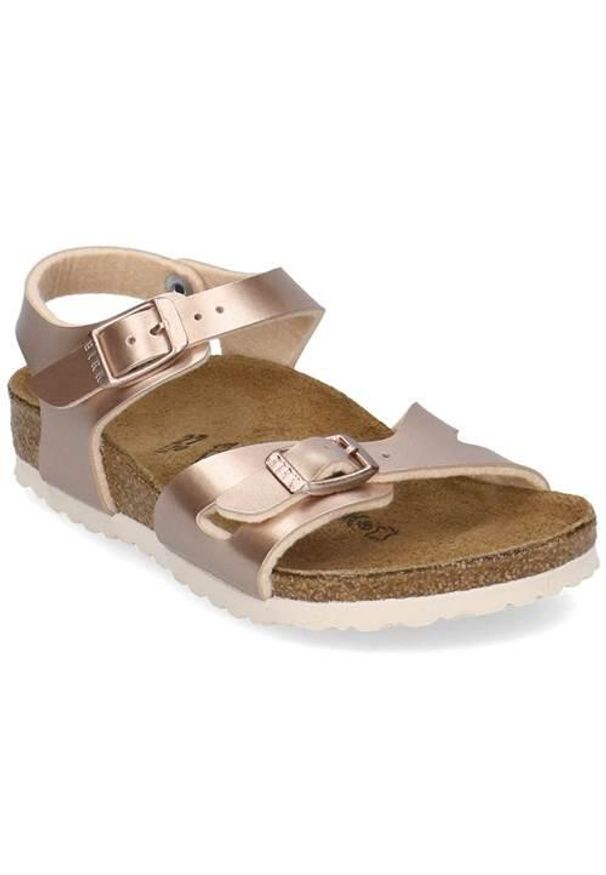 Buty do chodzenia dla dzieci Birkenstock Rio. Kolor: wielokolorowy, brązowy. Materiał: materiał, syntetyk. Styl: sportowy