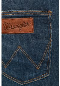 Wrangler - Jeansy Greensboro. Kolor: niebieski. Materiał: jeans. Wzór: aplikacja #2