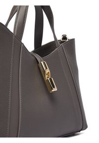 Furla Torebka Goccia Shopper Bag S WB01789 BX3353 KH 4283S Szary. Kolor: szary. Materiał: skórzane