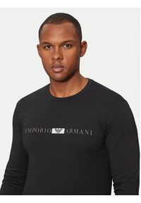 Emporio Armani Underwear Longsleeve 111984 4F525 00020 Czarny Regular Fit. Kolor: czarny. Materiał: bawełna. Długość rękawa: długi rękaw #4