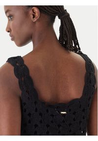 Fracomina Top FR26ST4017K488R6 Czarny Slim Fit. Kolor: czarny. Materiał: bawełna #4