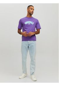 Jack & Jones - Jack&Jones T-Shirt Euphori 12232256 Fioletowy Standard Fit. Kolor: fioletowy. Materiał: bawełna #2