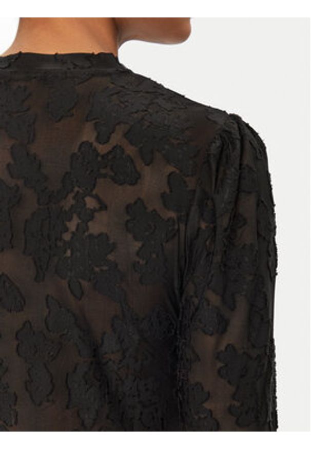 Morgan Bluzka 251-TEVORA Czarny Slim Fit. Kolor: czarny. Materiał: syntetyk