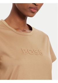 BOSS - Boss T-Shirt Eventsa 50522209 Beżowy Regular Fit. Kolor: beżowy. Materiał: bawełna #5