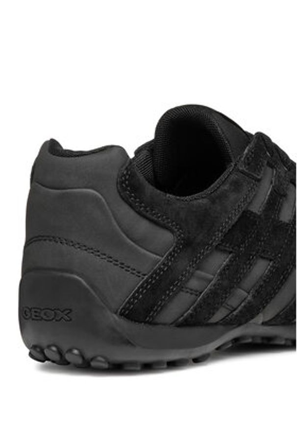 Geox Półbuty Uomo Snake U4507A 022EK C9999 Czarny. Kolor: czarny. Materiał: skóra