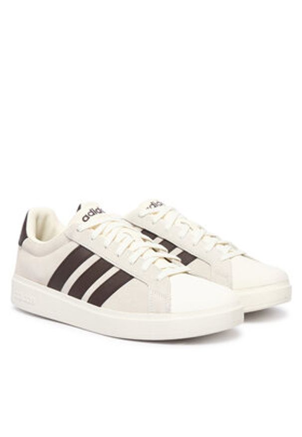 Adidas - adidas Sneakersy Streettalk Shoes KJ4834 Szary jasny. Kolor: szary. Materiał: zamsz, skóra