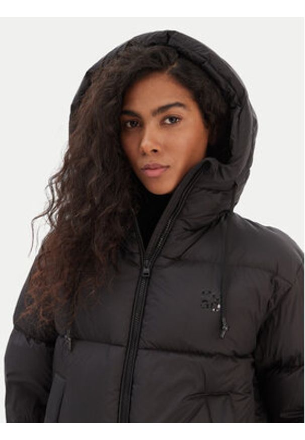 Hugo - HUGO Kurtka puchowa Francesca 50546344 Czarny Regular Fit. Kolor: czarny. Materiał: syntetyk