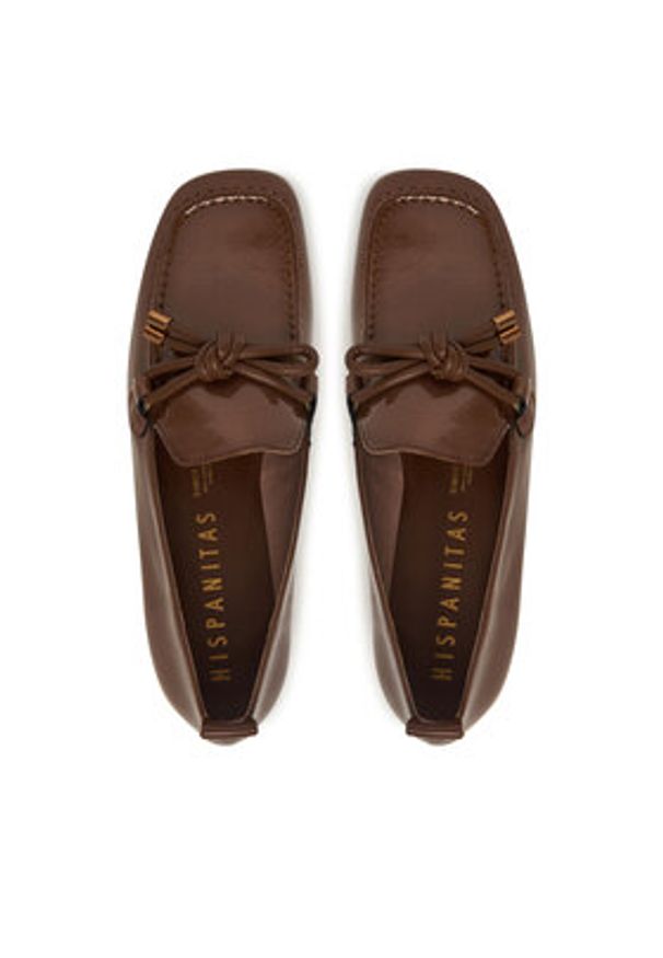 Hispanitas Loafersy HI254292 Brązowy. Kolor: brązowy. Materiał: skóra