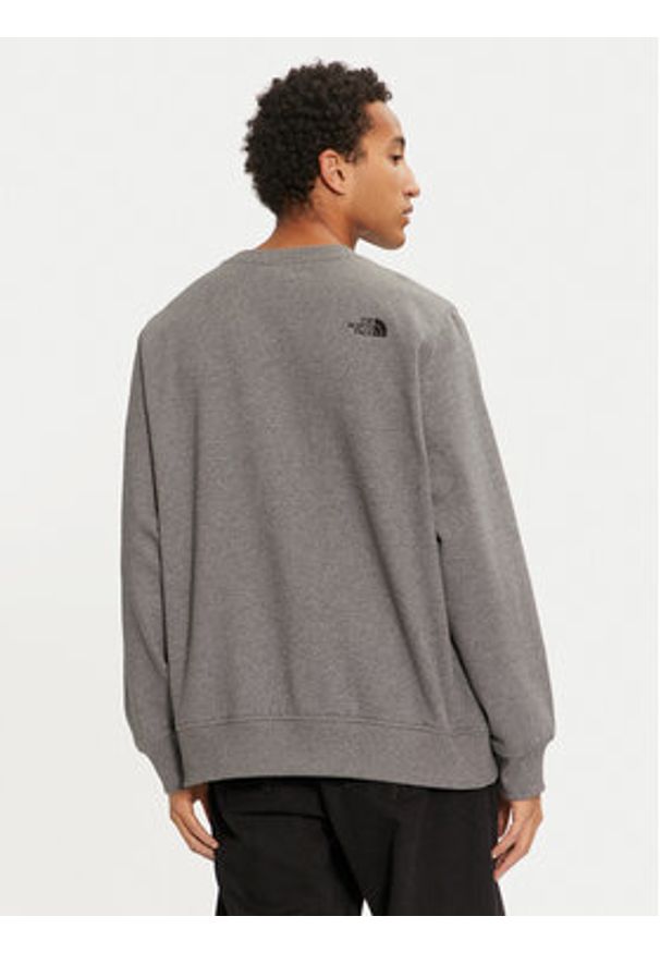 The North Face Bluza Drew Peak NF0A89EK Szary Regular Fit. Kolor: szary. Materiał: bawełna