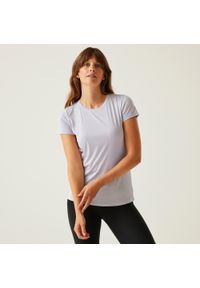 Regatta - Koszulka sportowa damska Fingal Edition szybkoschnąca. Kolor: fioletowy. Długość rękawa: krótki rękaw. Długość: krótkie. Sport: turystyka piesza #1