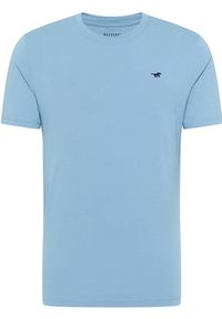 Męski T-Shirt Mustang Style Alex Faded Denim 1018000 5124. Materiał: denim #1