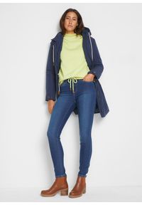bonprix - Dżinsy o kroju skinny, mid waist, ze stretchem. Stan: podwyższony. Kolor: niebieski #3