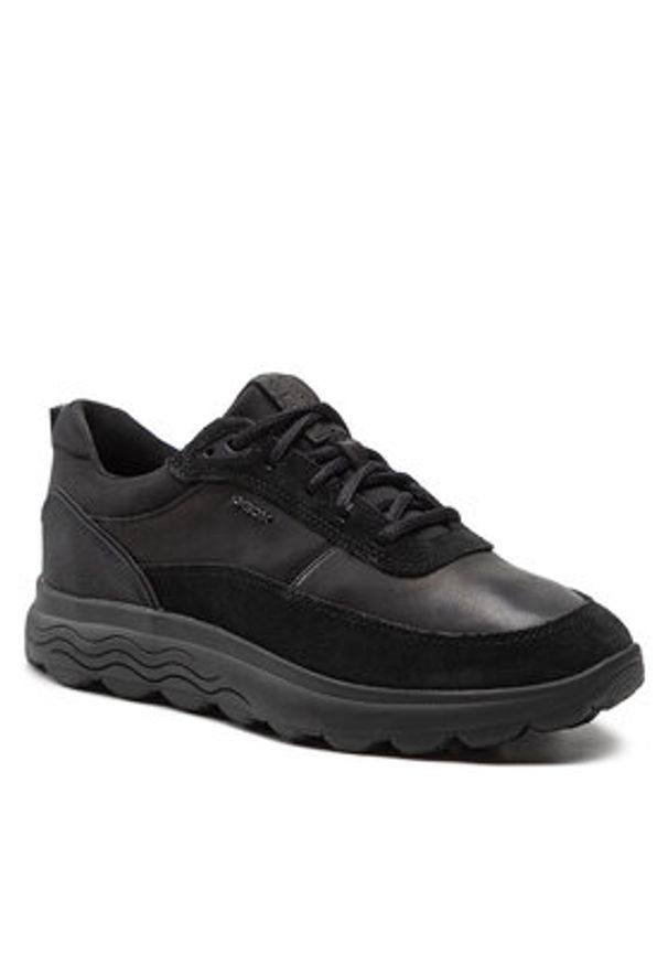 Geox Sneakersy U Spherics E U16BYE 08522 C9997 Czarny. Kolor: czarny. Materiał: skóra