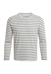 CRAGHOPPERS - Koszulka Z Długim Rękawem Damska Akona Stripe Nosilife. Kolor: niebieski. Długość rękawa: długi rękaw. Długość: długie. Sport: turystyka piesza